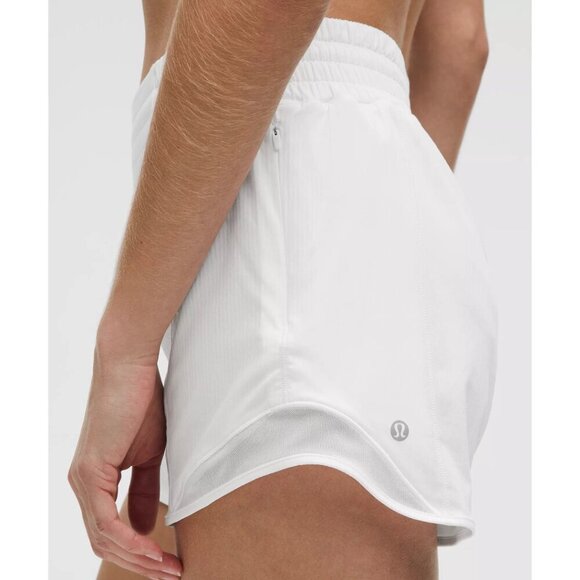 Hotty Hot High Rise Short 4" Lined - White - Picture 3 of 4